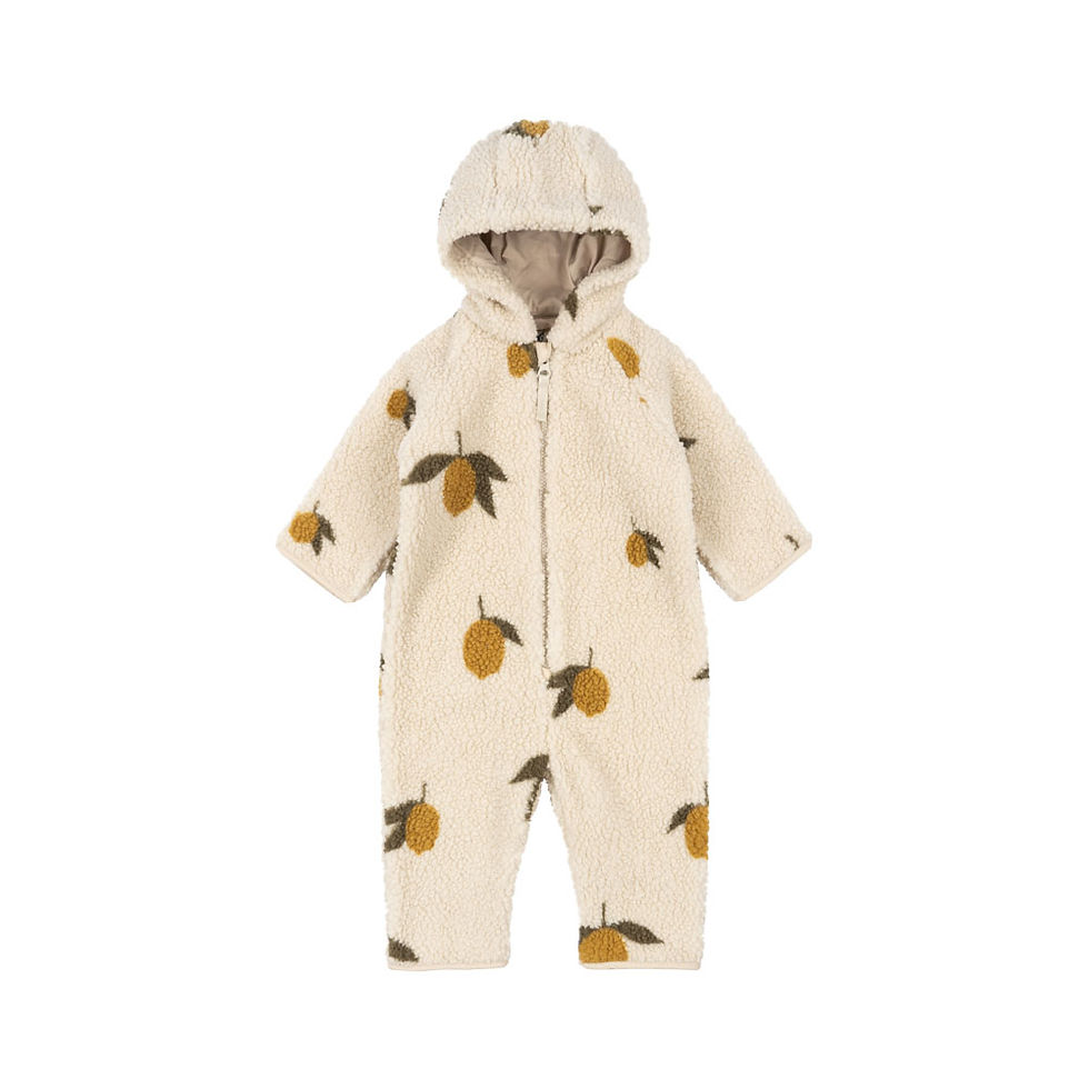 KONGES SLØJD JODY TEDDY ONESIE GRS MON GRAND CITRON