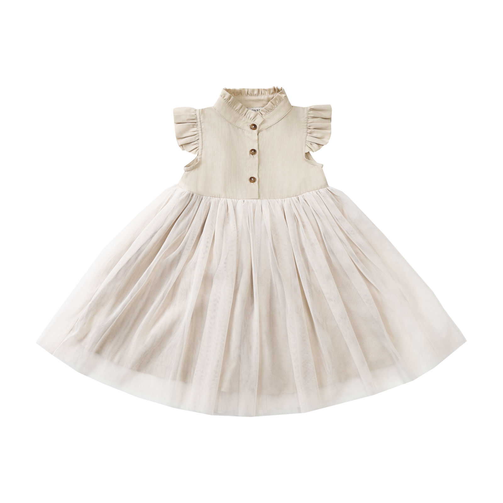DONSJE FLEURANCE DRESS SOFT SAND