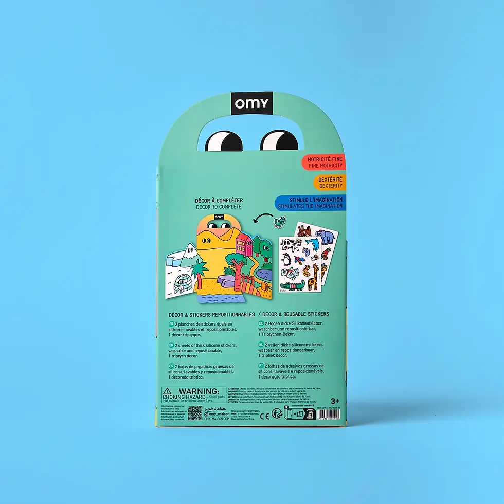 Thumbnail: OMY MONTESSORI STICKERS KIT ANIMALS