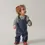Thumbnail: MARMAR COPENHAGEN RUBEN BABY OVERALLS CHAMBRAY BLUE