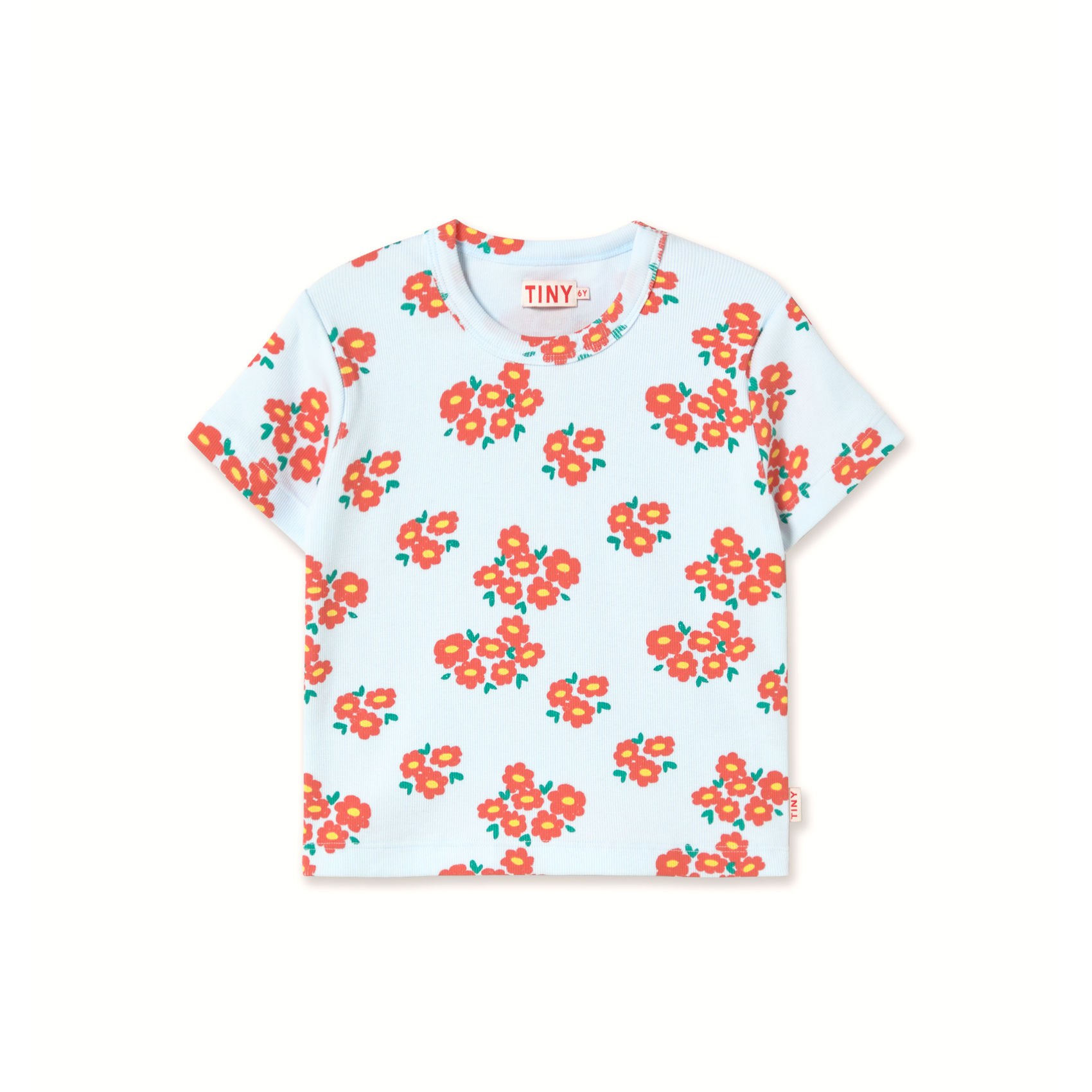 TINY COTTONS BLOSSOMS RIB TEE