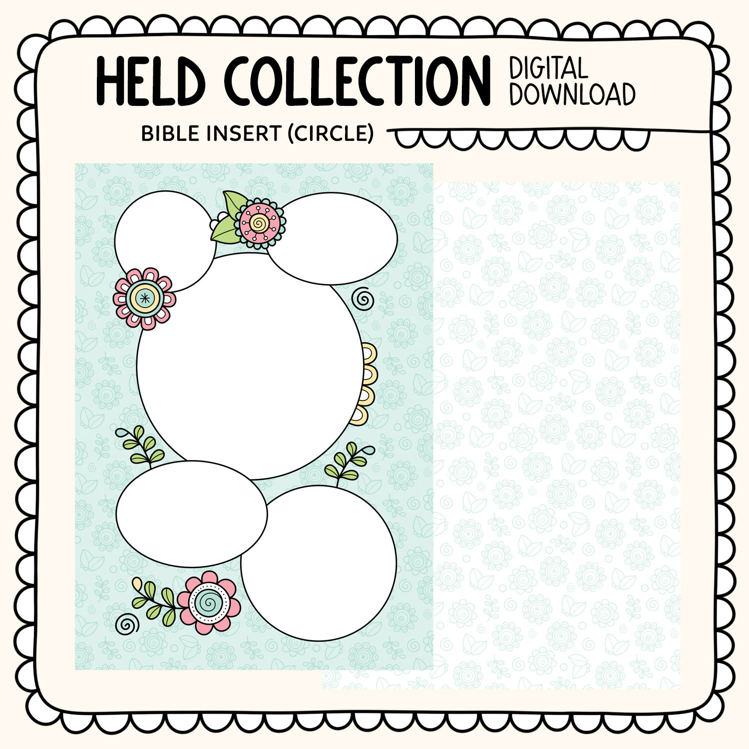 DIGITAL DOWNLOAD - HELD COLLECTION - BIBLE TIP IN SET (CIRCLE)