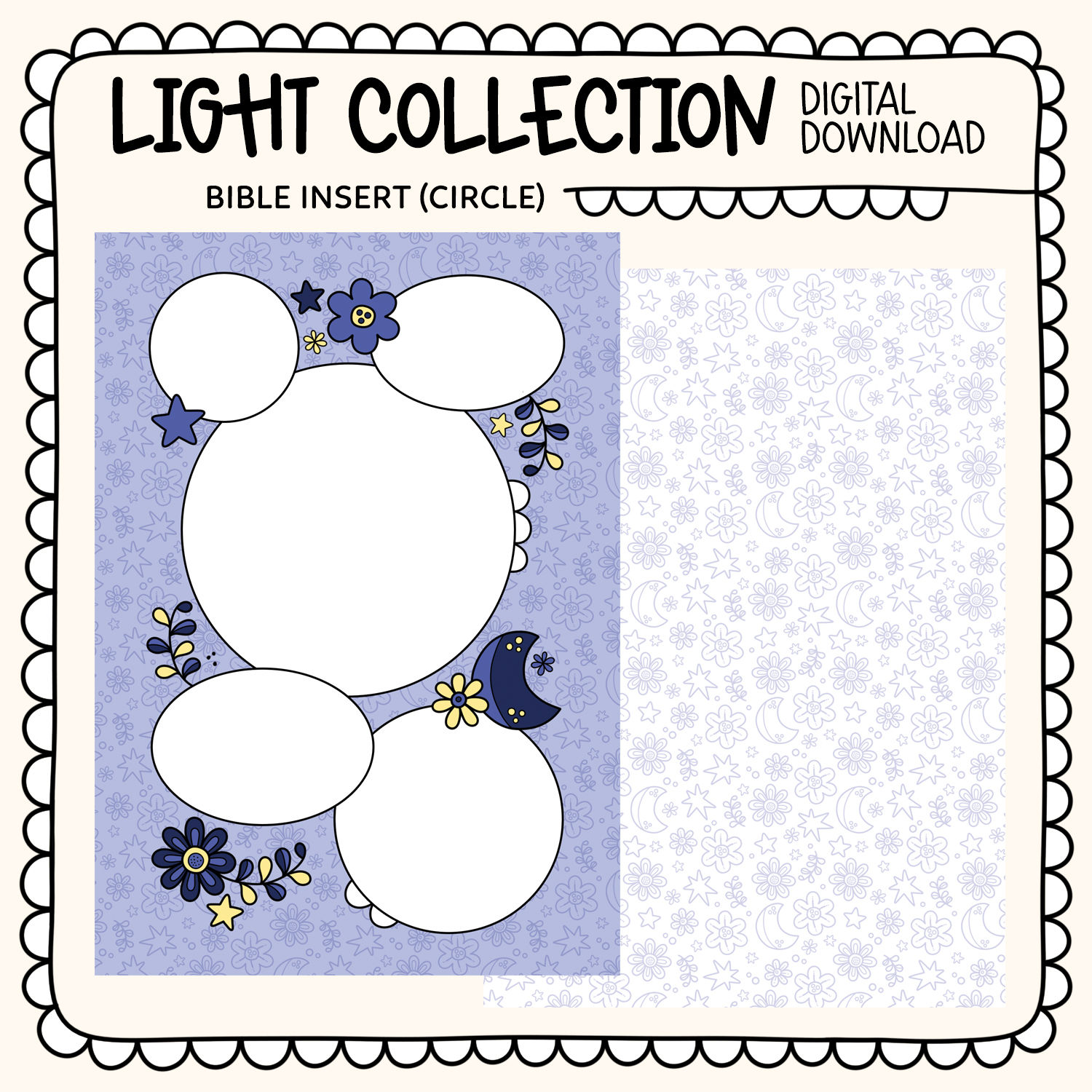 DIGITAL DOWNLOAD - LIGHT COLLECTION - BIBLE TIP IN SET (CIRCLE)