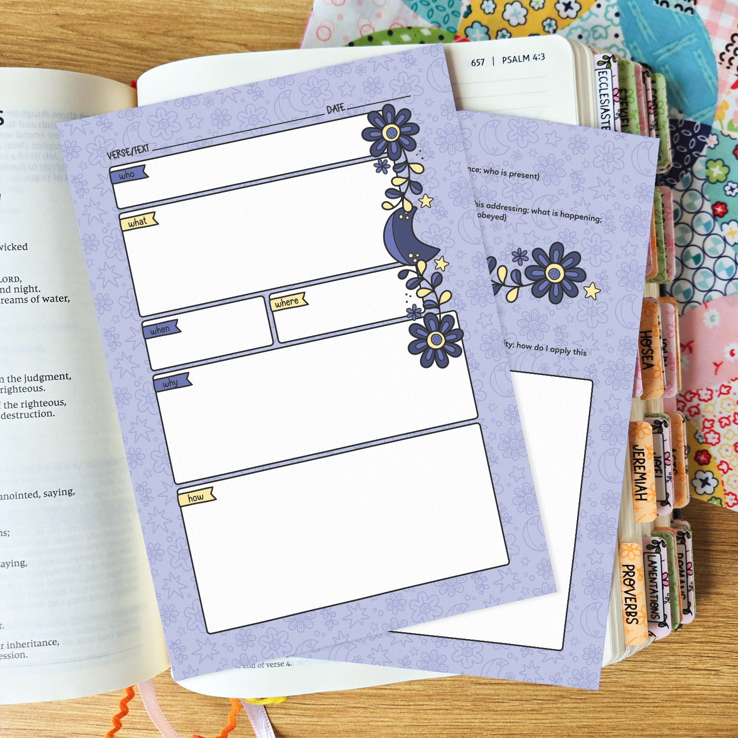 LIGHT COLLECTION - BIBLE TIP IN / INSERT SET 10 PACK (VERSE SUMMARY)