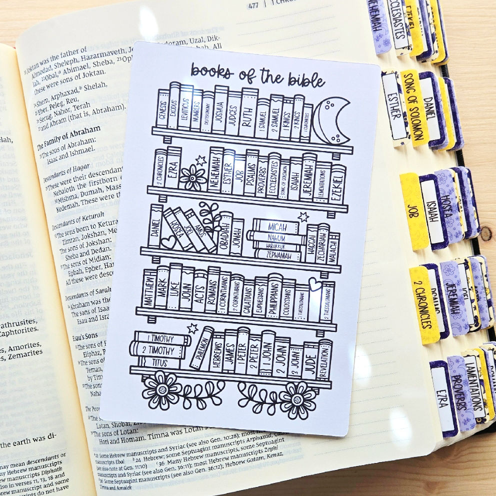 IN THE LIGHT BIBLE TRACKER STICKER