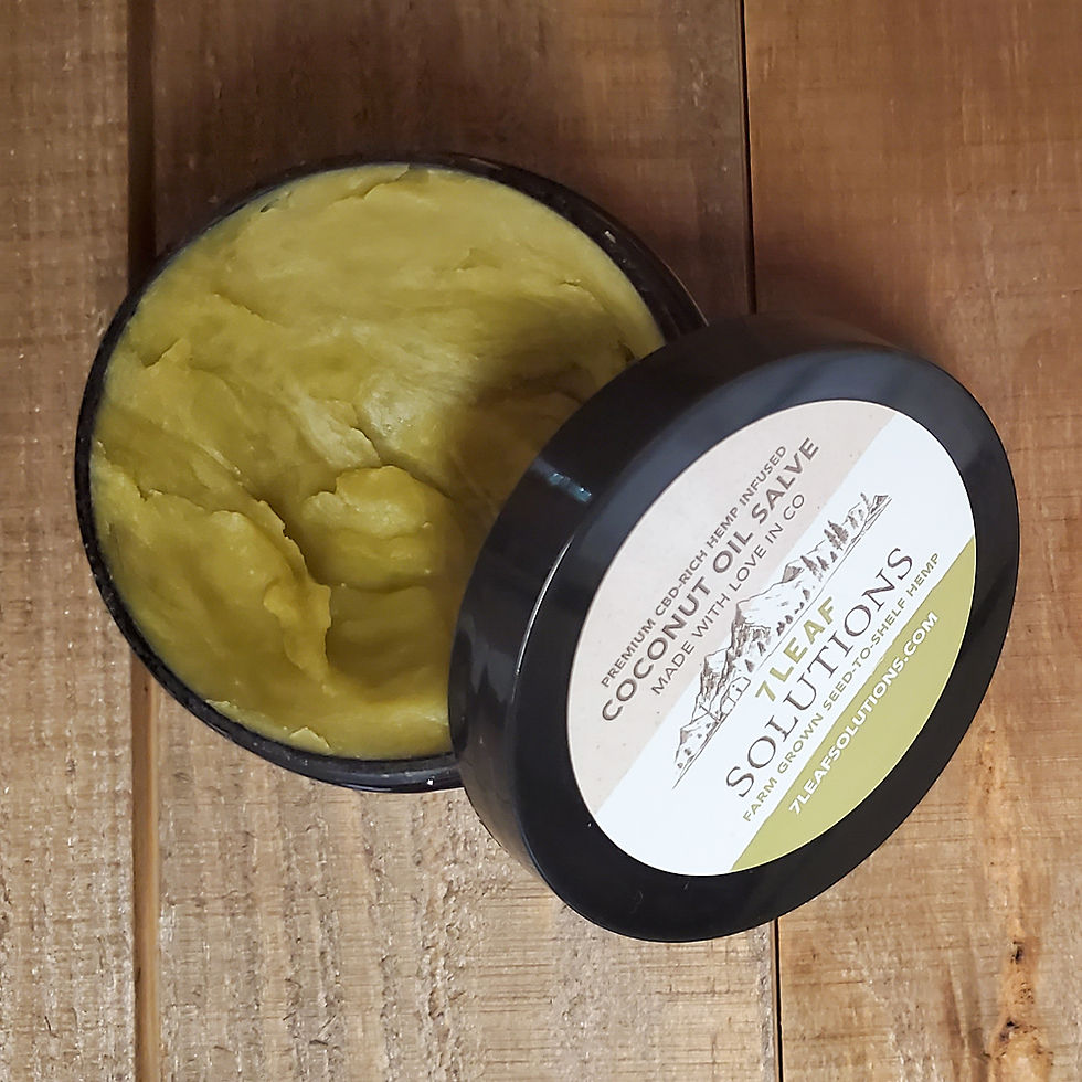 Thumbnail: (W) Full-spectrum hemp CBD infused coconut salve (500mg CBD - 3.7 oz)