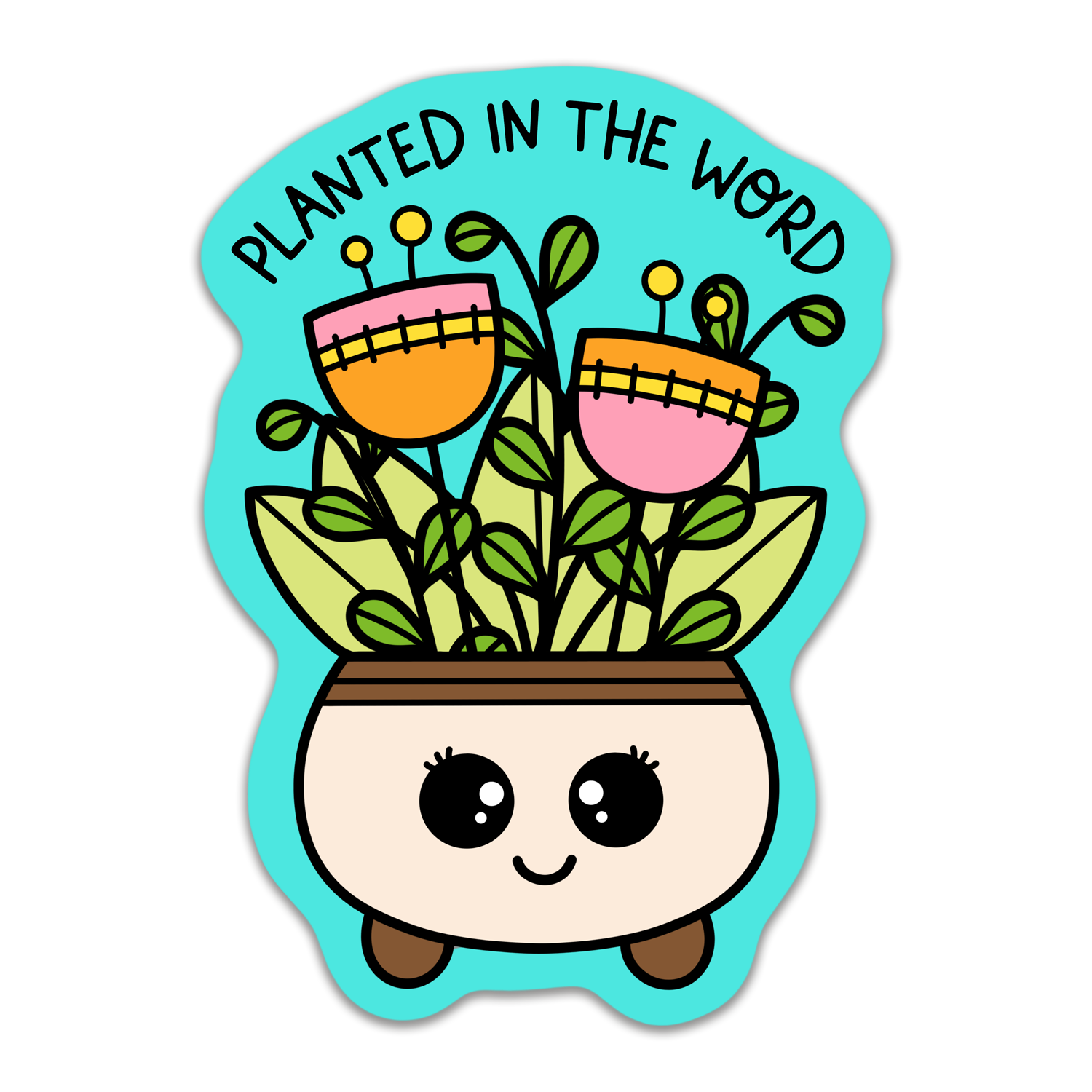 PLANTED IN THE WORD STICKER