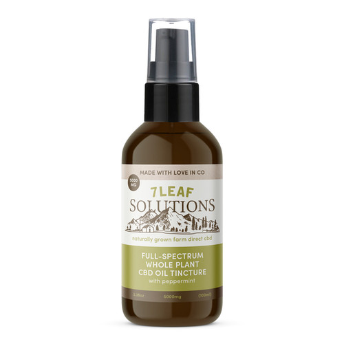 FULL-SPECTRUM CBD RICH HEMP OIL (5000 MG CBD) 3.38 OZ | 7