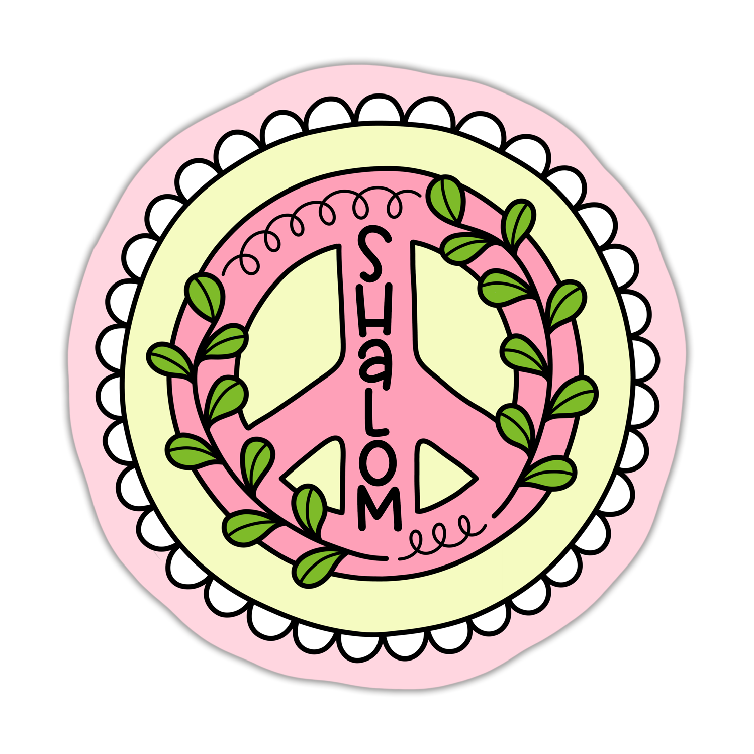 SHALOM STICKER