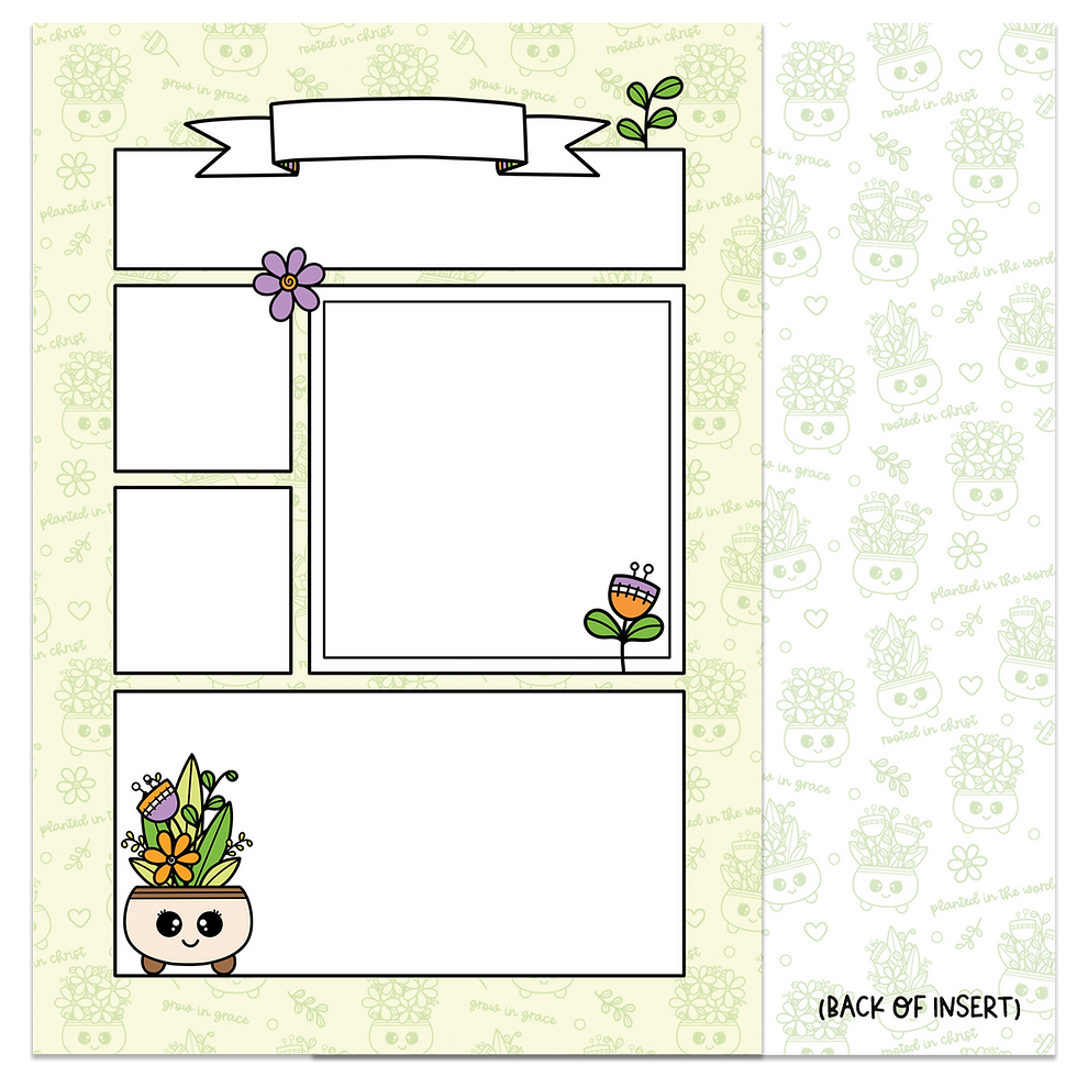 Thumbnail: GROW IN GRACE BIBLE TIP IN / INSERT SET (5x7 - 10 PACK WORD STUDY)