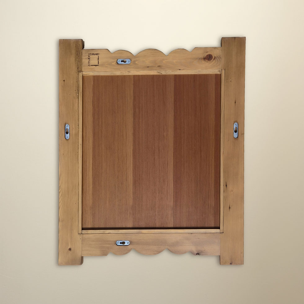 Miniatura: Specchio  con cornice in legno 