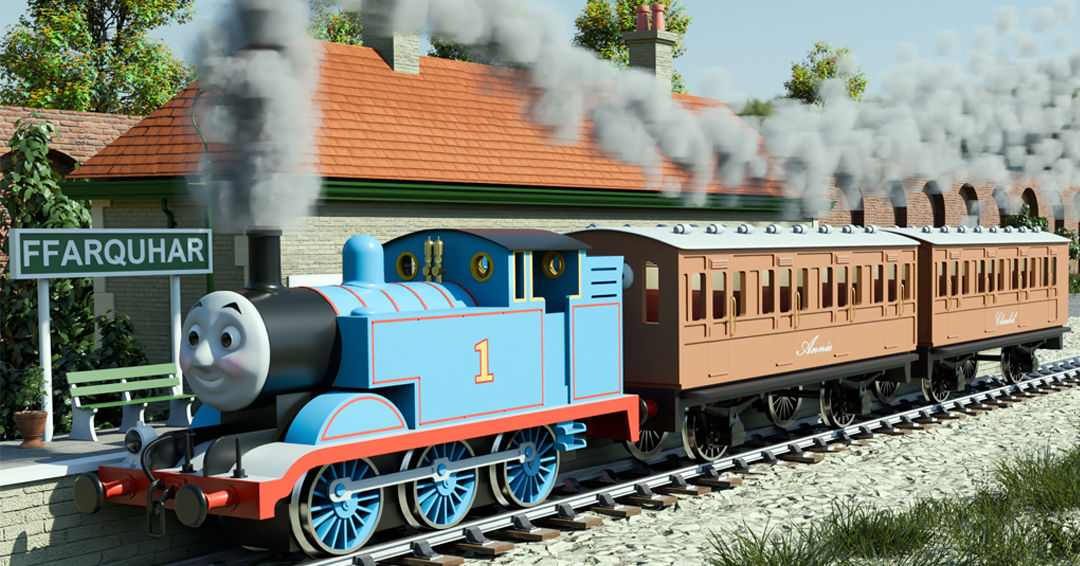 A digital model of Thomas the Tank Engine