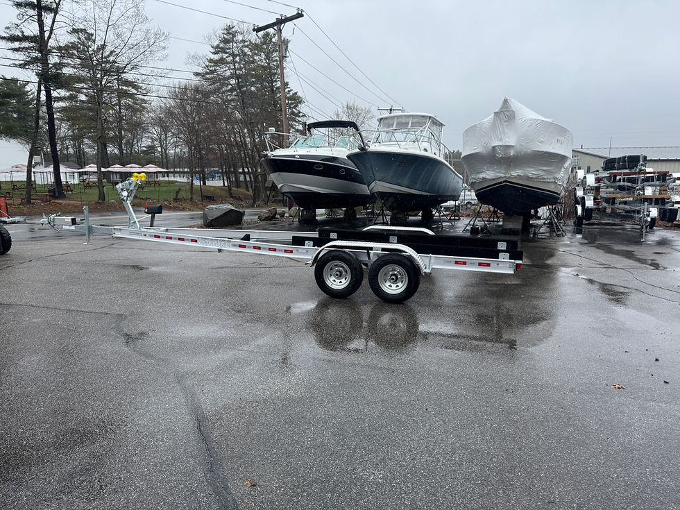 Thumbnail: 2026 Venture VATB-8025 Aluminum Dual Axle Bunk Boat Trailer NEW