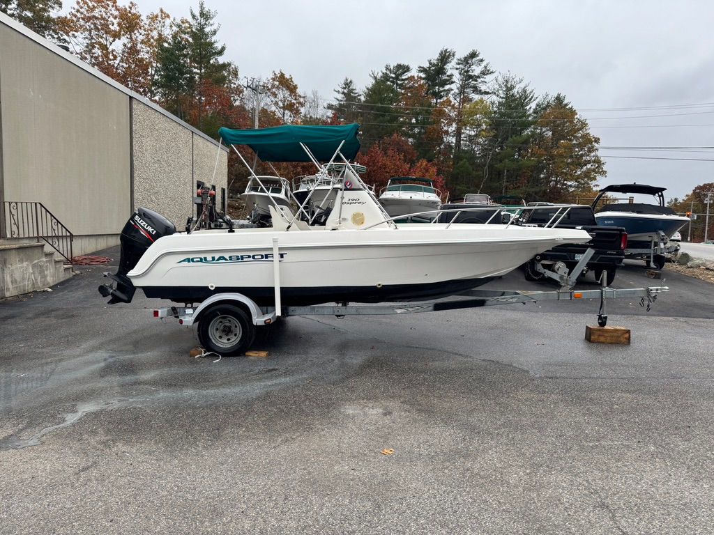 2003 Aquasport 190 Osprey CC 19' Center Console Fishing Boat Suzuki 4-Stroke 90