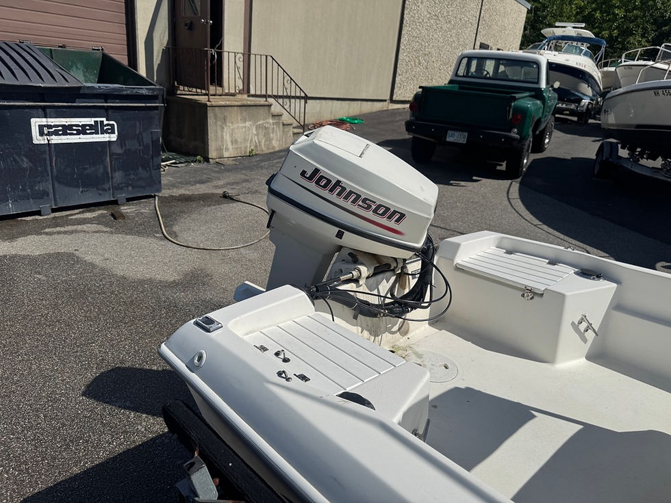Thumbnail: 2002 Aquasport 165 Osprey CC 16' Center Console Fishing Boat Johnson 2-Stroke