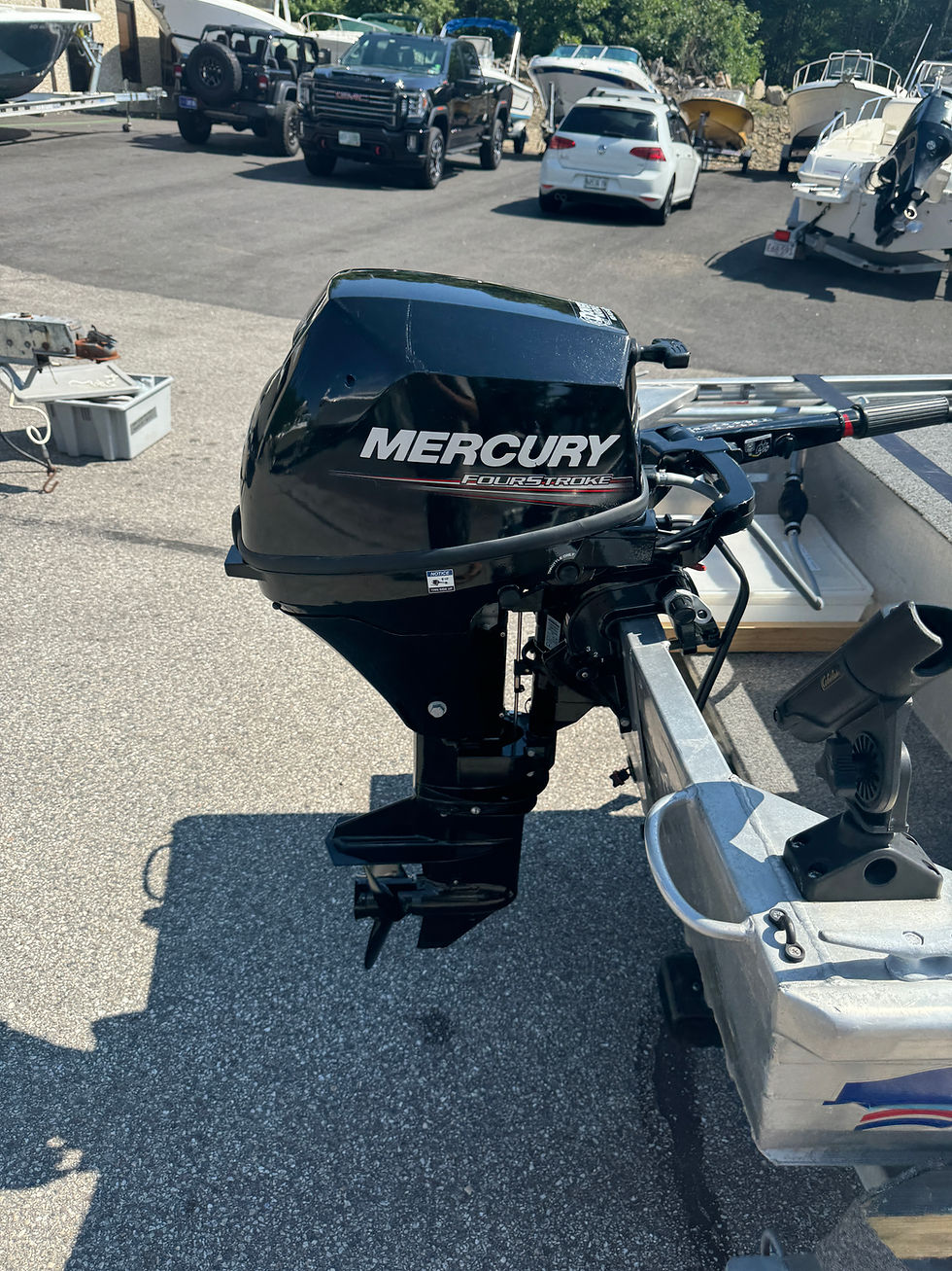 Thumbnail: 2005 Quintrex 100 Dart 10' Aluminum Fishing Boat Mercury 8 hp Trailer