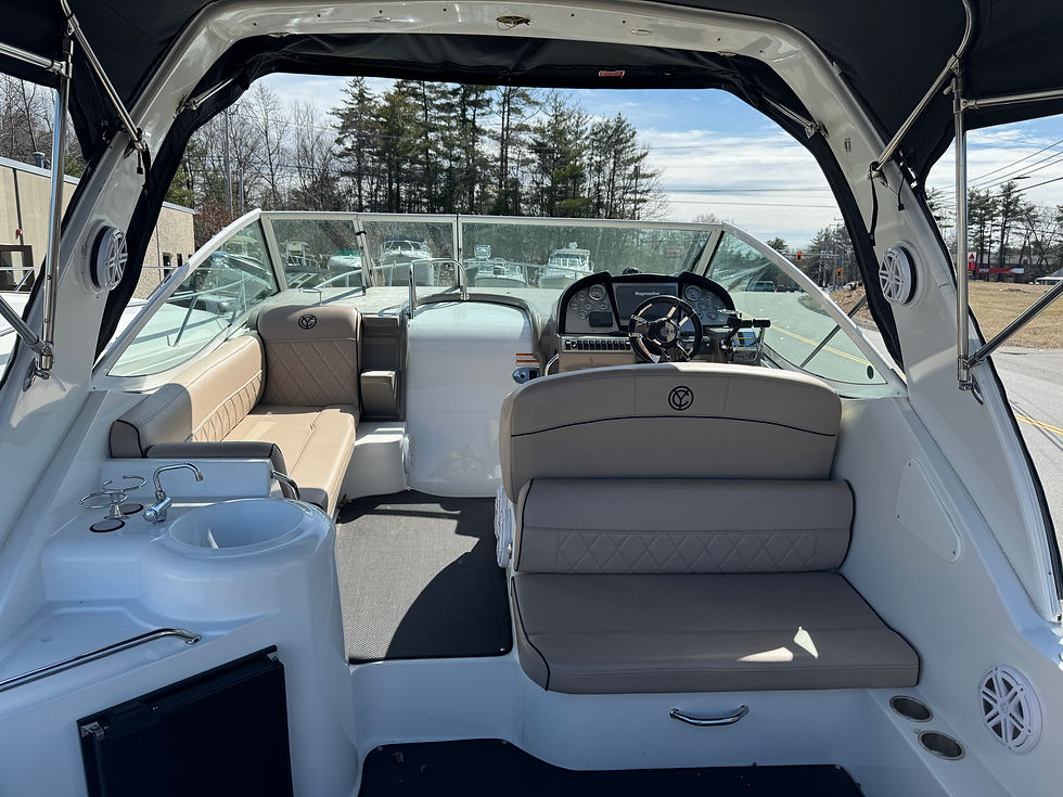 Thumbnail: 2012 Cruisers 310 Express Cuddy Cabin Boat Generator Very Nice Condition