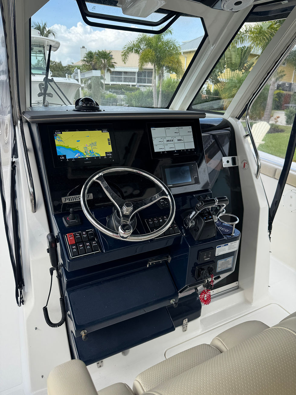 Thumbnail: 2020 Pursuit S 328 Sport Center Console with Cabin and Generator