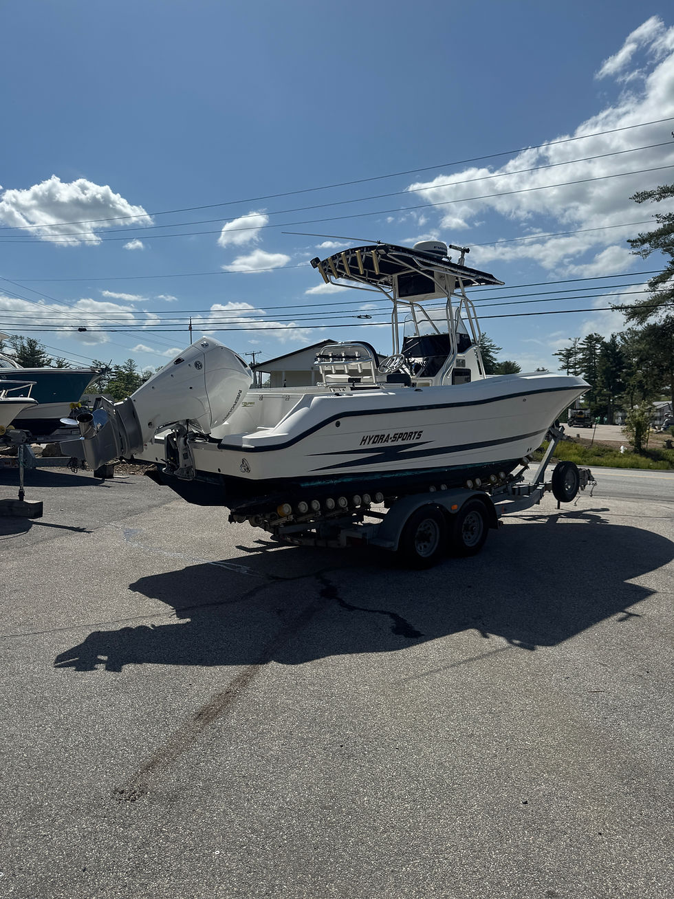 Thumbnail: 2002 Hydra-Sports 2390 CC Center Console Vector 23' Boat Newer Engine Trailer