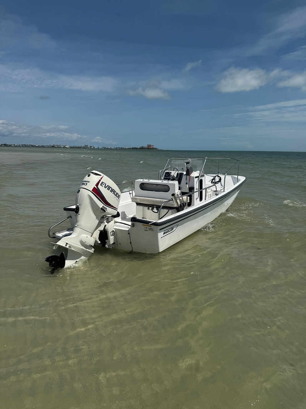Thumbnail: 1997 Boston Whaler 17' Montauk Center Console Boat 2020 ETEC 90 hp Trailer