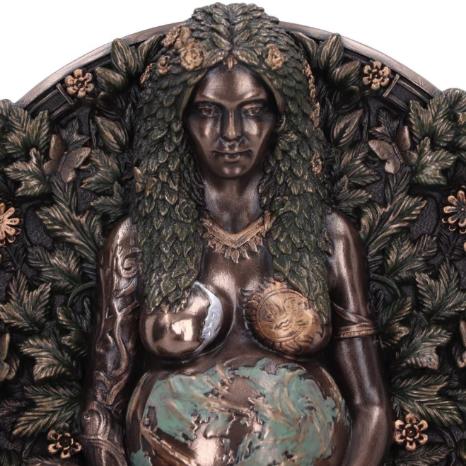 Miniature : Mother Earth Bronze Wall Plaque