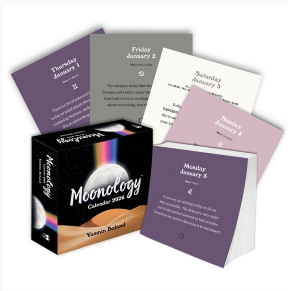 2026 Moonology Desk Calendar by Yasmin Boland