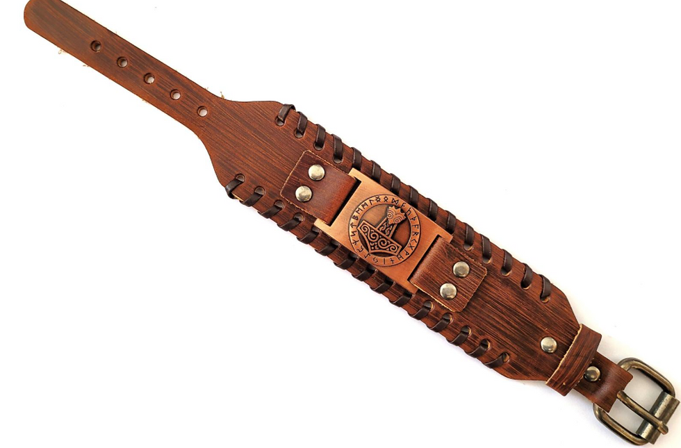 Miniature : Leather Bracelet details