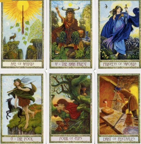 Miniature : Selection of DruidCraft Tarot Cards