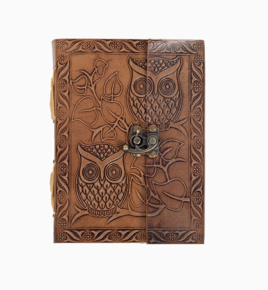 Miniature : Hand made leather journal