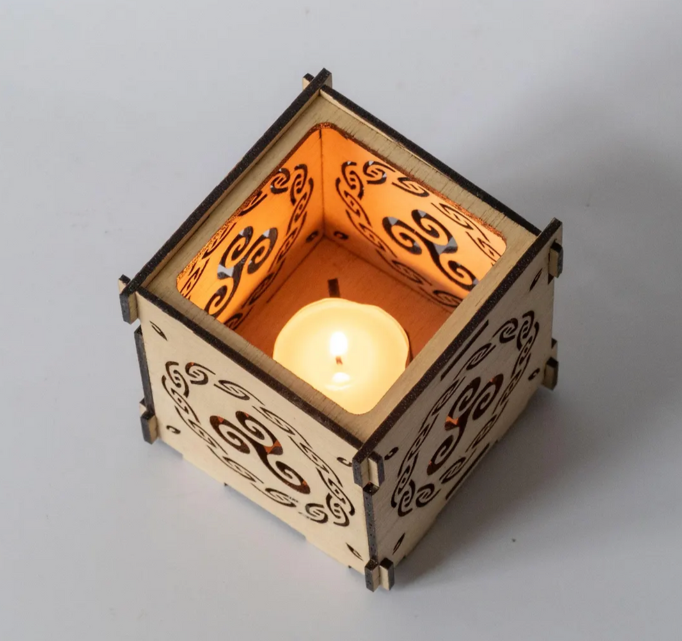 Celtic Triskelion Shadow Lantern