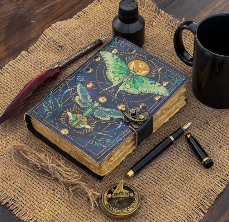 Miniature : Leather Journal with Handmade paper