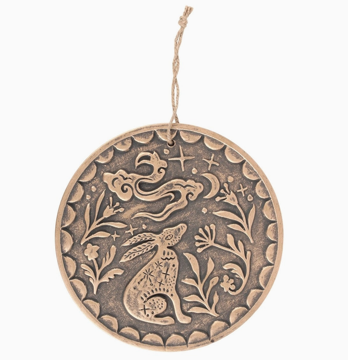 Bronze Hare Plaque