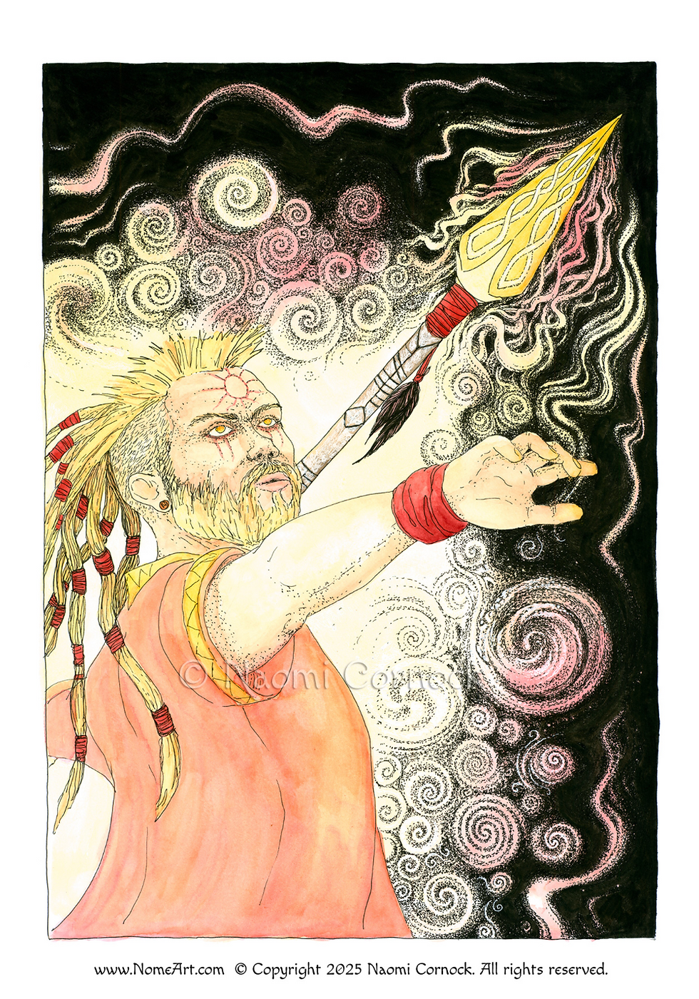 Lugh of the Long Arm Print ~ by NomeArt