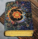 Leather UV Print Sun & Moon Journal