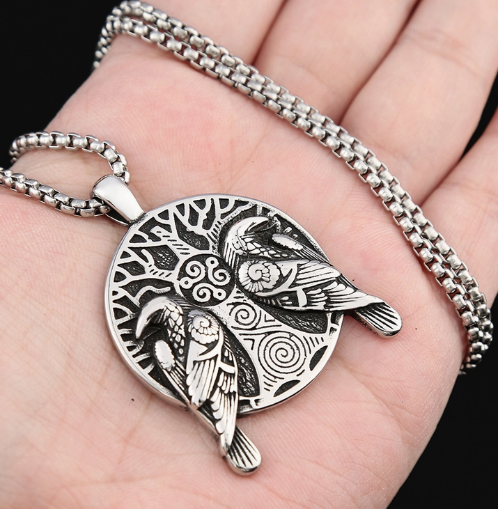 Thumbnail: Reversible Viking necklace