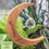 Miniature : Ogham Crescent Moon Suncatcher ~ Family