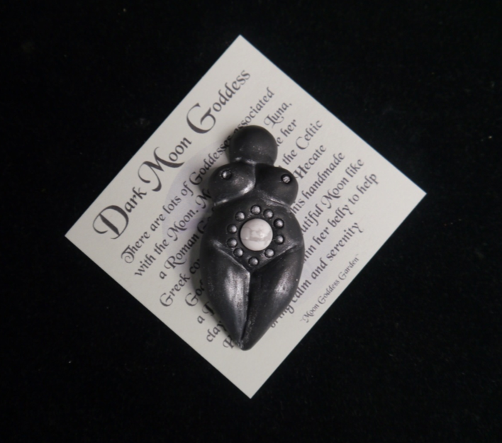 Little Clay Dark Moon Goddess