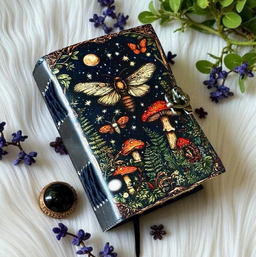 Miniature : Hand stitched leather binding