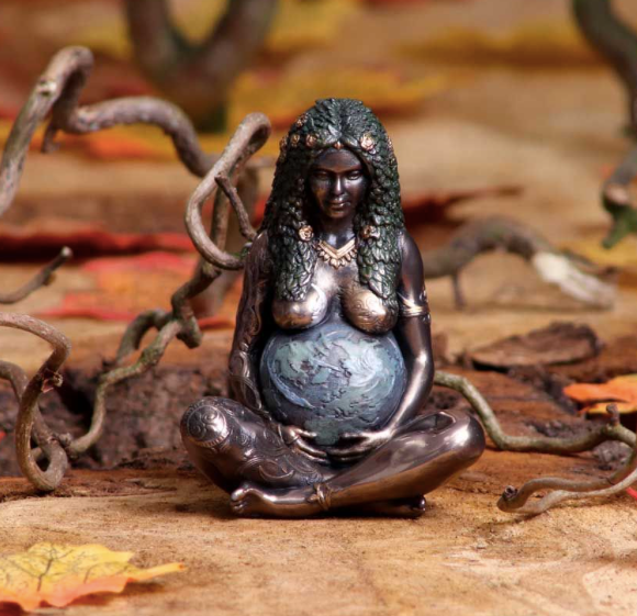 Mini Bronze Mother Earth Goddess