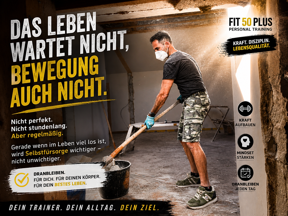 Baustelle im Kopf? Dann erst recht bewegen! 💪🌞🧘🏻‍♂️