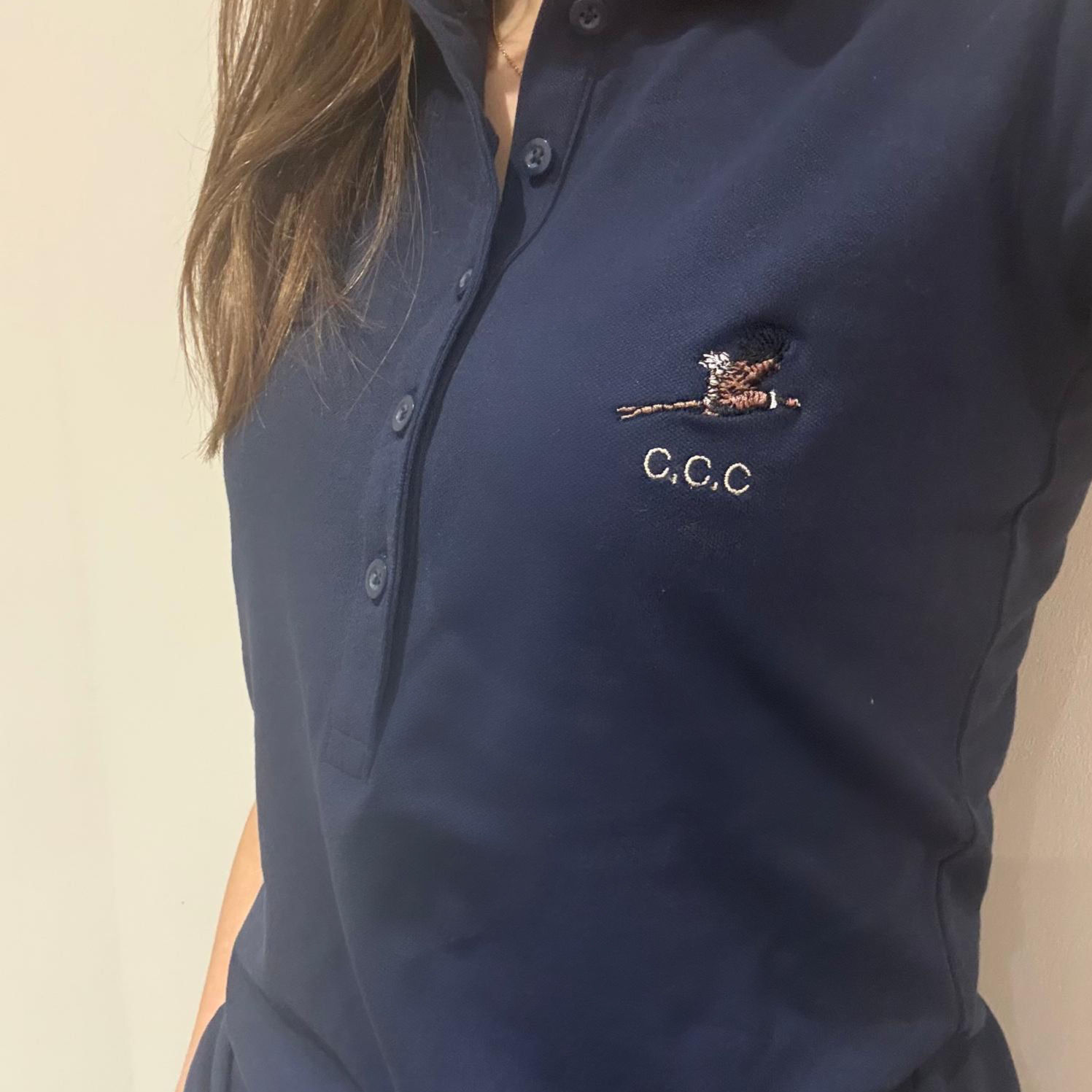 Pheasant Fitted Polo Top
