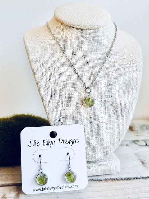 Thumbnail: Fern Earrings and Necklace
