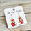 Thumbnail: Stained Glass Delicate Fox Earrings