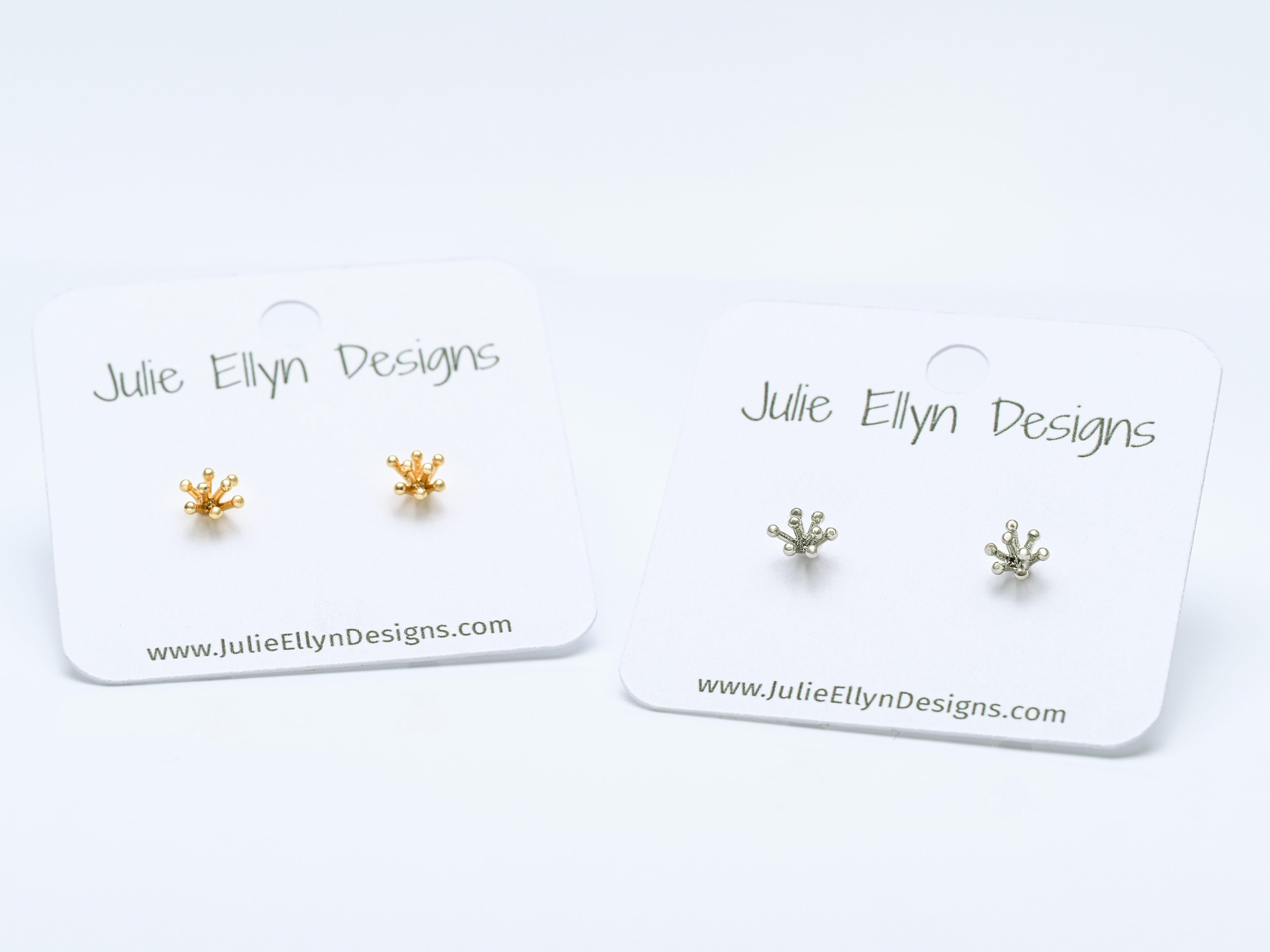 WS - Tiny Firework Stud Earrings (Gold and Silver)