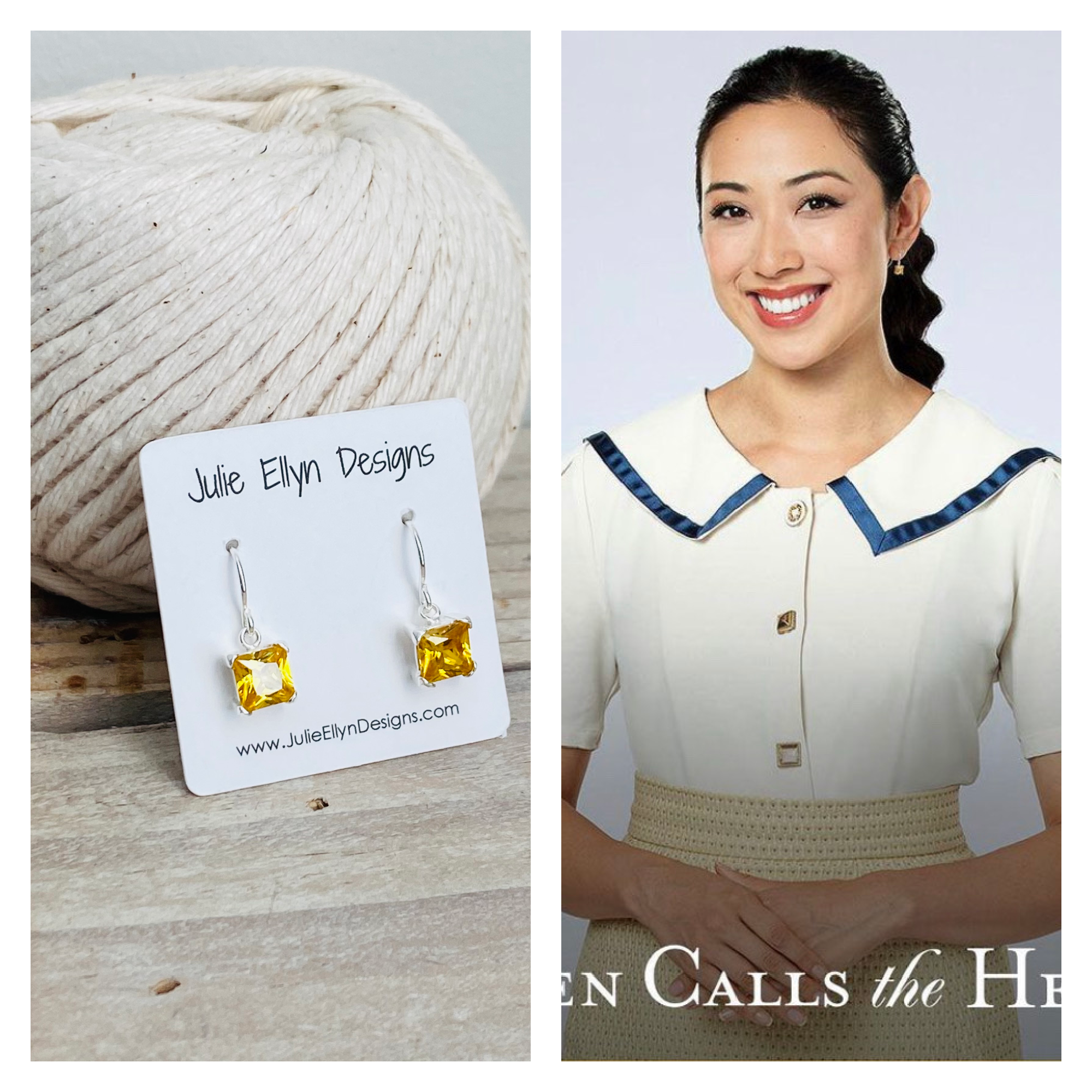 Sterling Silver CZ Drop Earrings