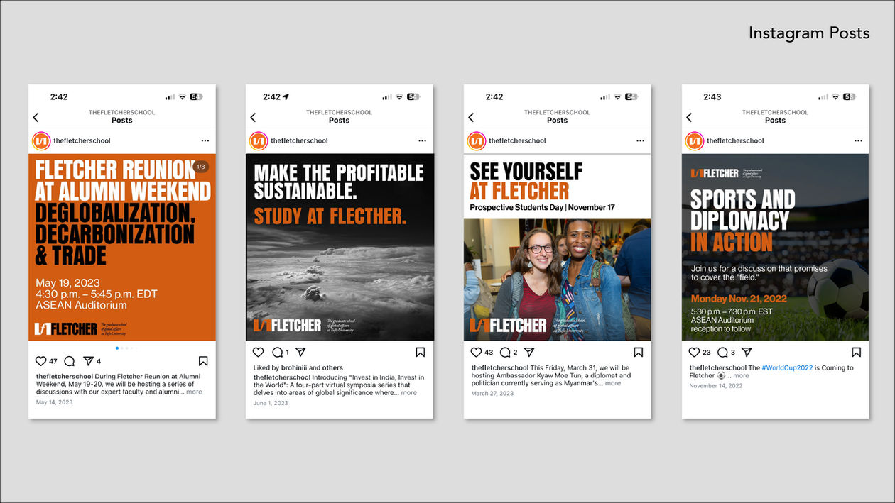 Fletcher Instagram Posts