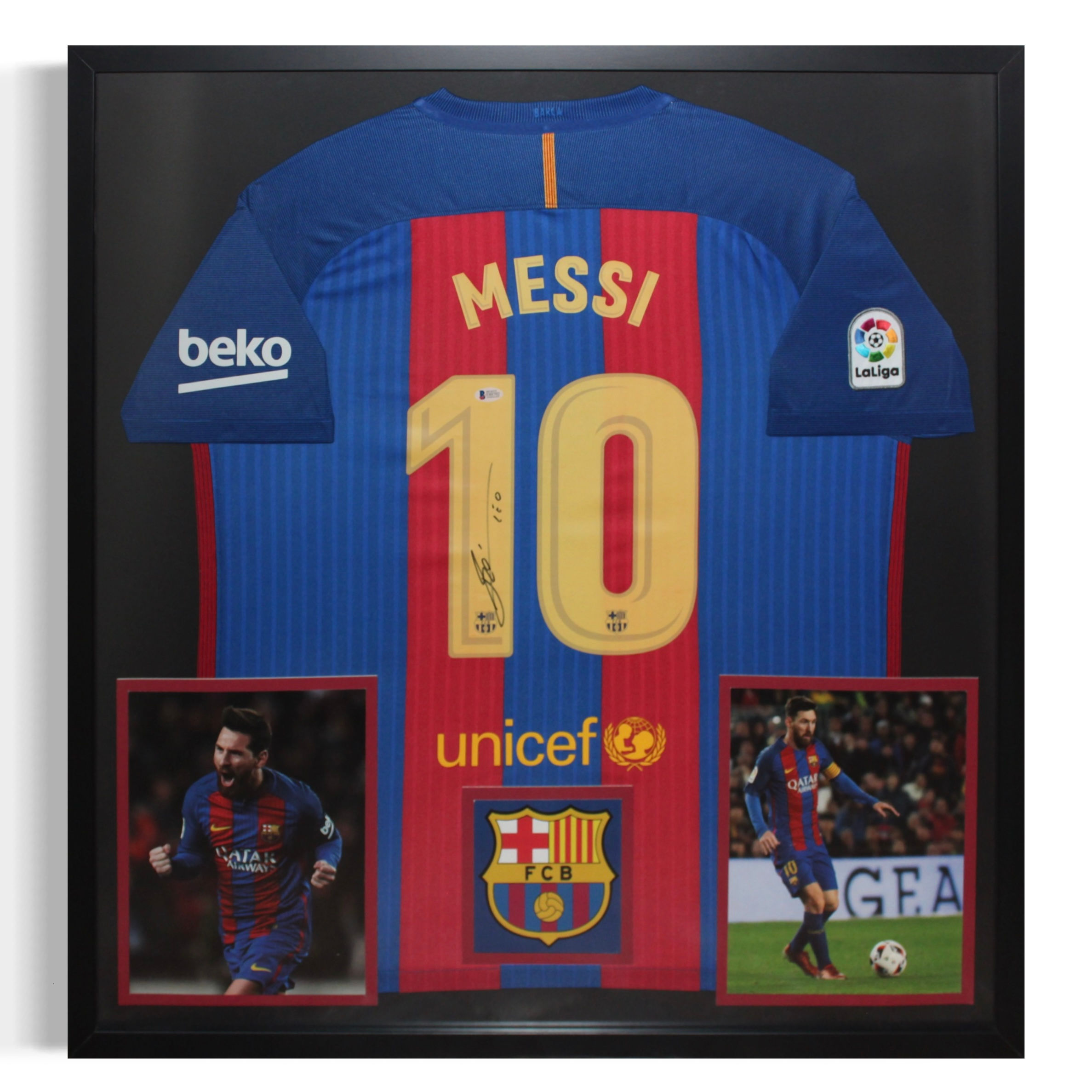 Jersey Autografiado por Leo Messi Barcelona