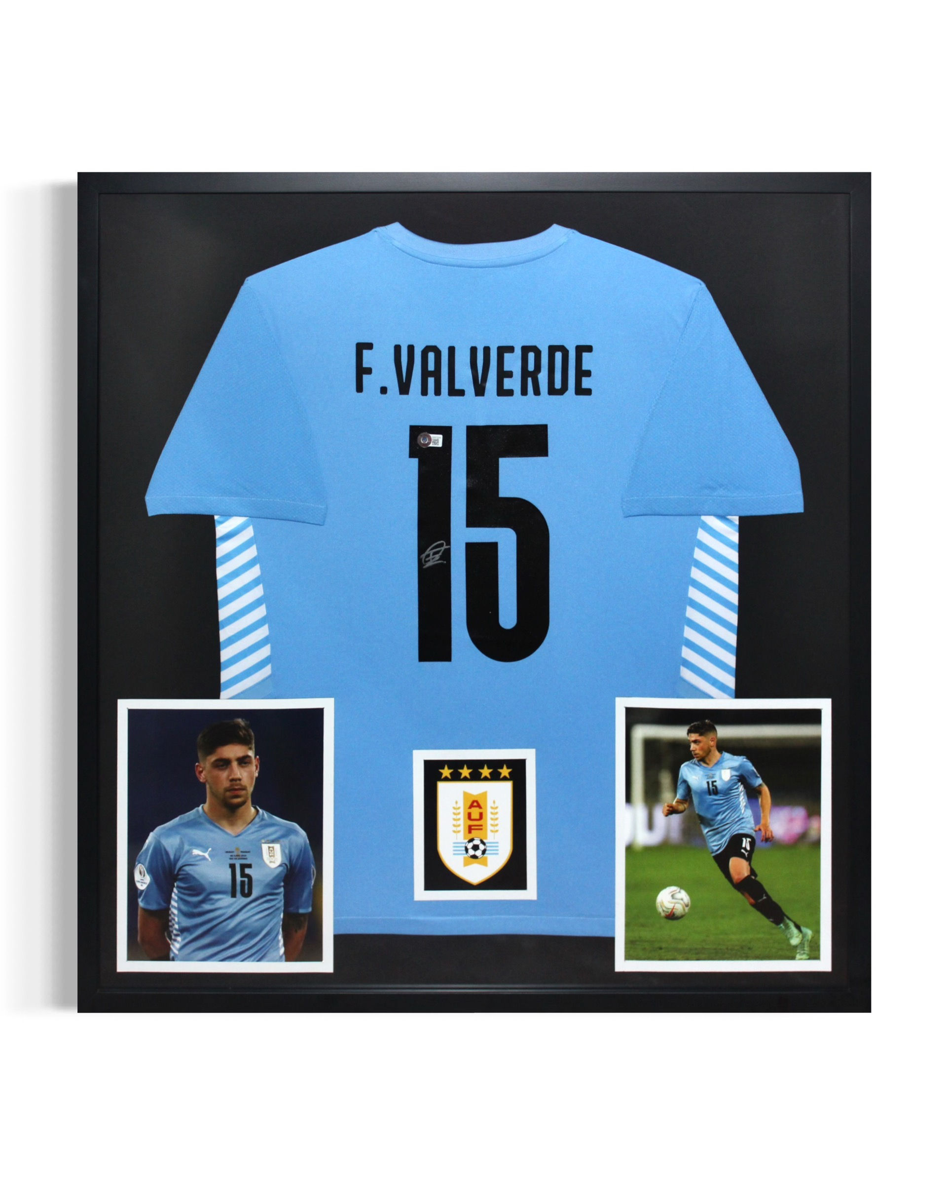 Jersey autografiado por Federico Valverde Uruguay