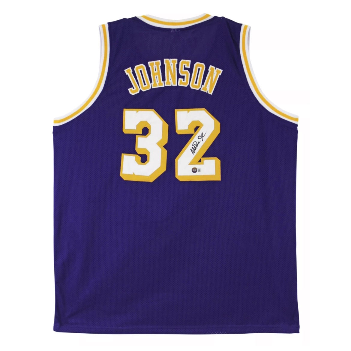 Jersey autografiado por Magic Johnson 