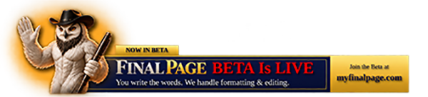 Final Page BETA Is LIVE - Join at myfinalpage.com